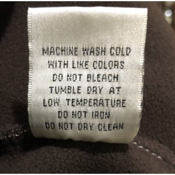 Susan Bristol Brown Open Cardigan Size Medium Fleece and Knit Cozy Layer NWT - Picture 7 of 7